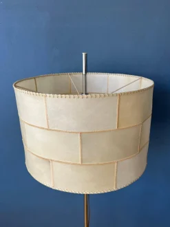 Sale Pamono Mid-Century Leather Floor Lamp from Staff Leuchten, 1970s