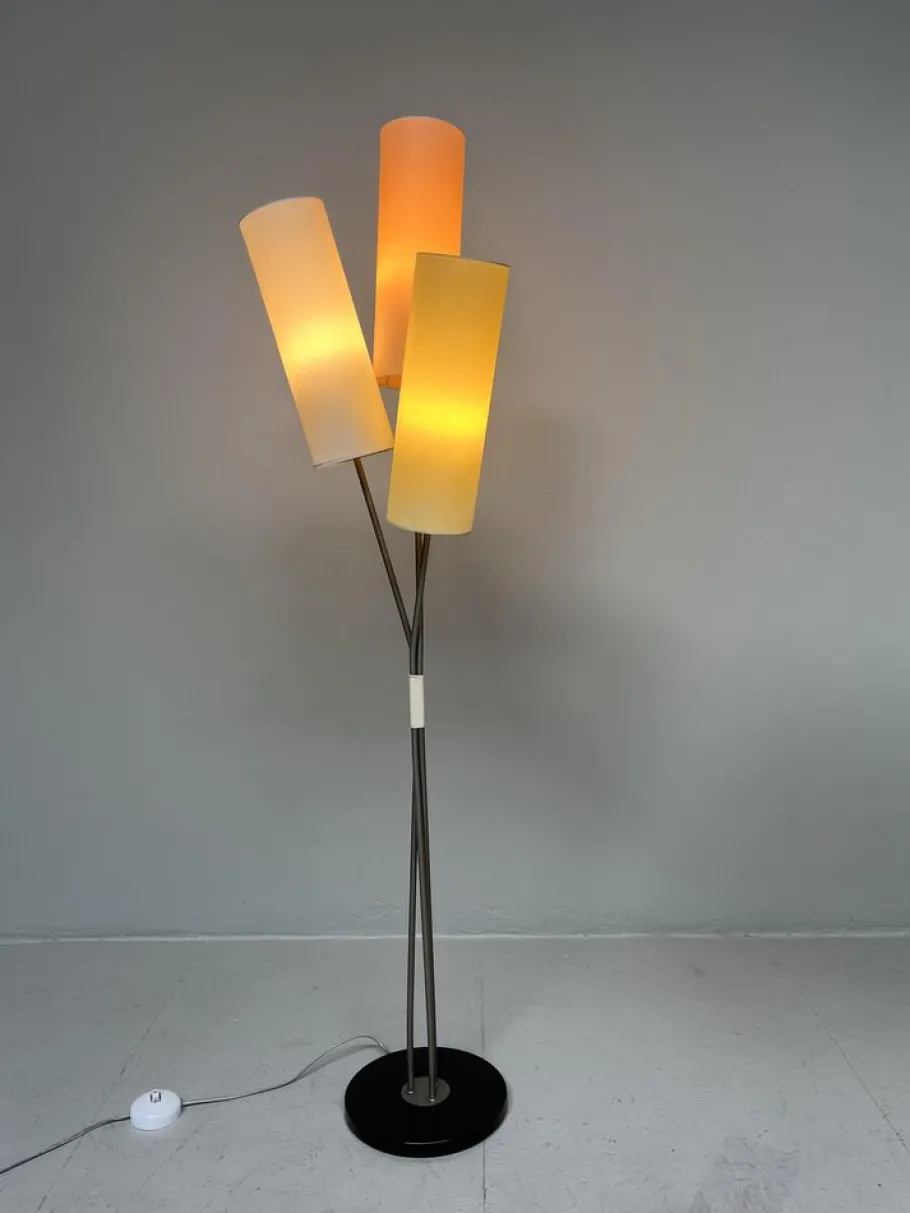 Discount Pamono Mid-Century 3-Light Floor Lamp