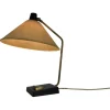 New Pamono Mid-Century Metal and Fabric Shade Table Lamp from Temde, 1960s