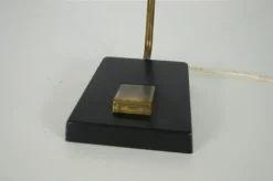 New Pamono Mid-Century Metal and Fabric Shade Table Lamp from Temde, 1960s