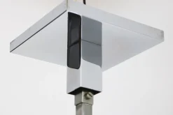 Clearance Pamono Mid-Century Metric Chandelier in Chrome by Gaetano Sciolari, 1960s