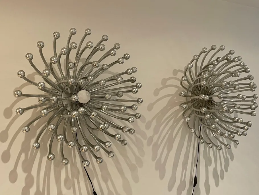 Hot Pamono Mid-Century Model Pistillo Sconces from Valenti Luce, Set of 2