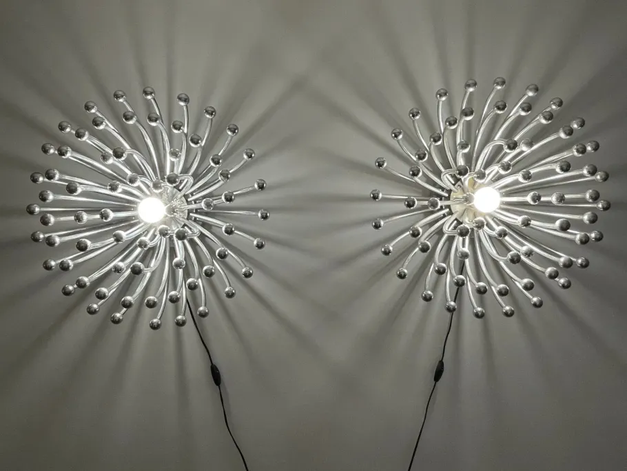 Hot Pamono Mid-Century Model Pistillo Sconces from Valenti Luce, Set of 2