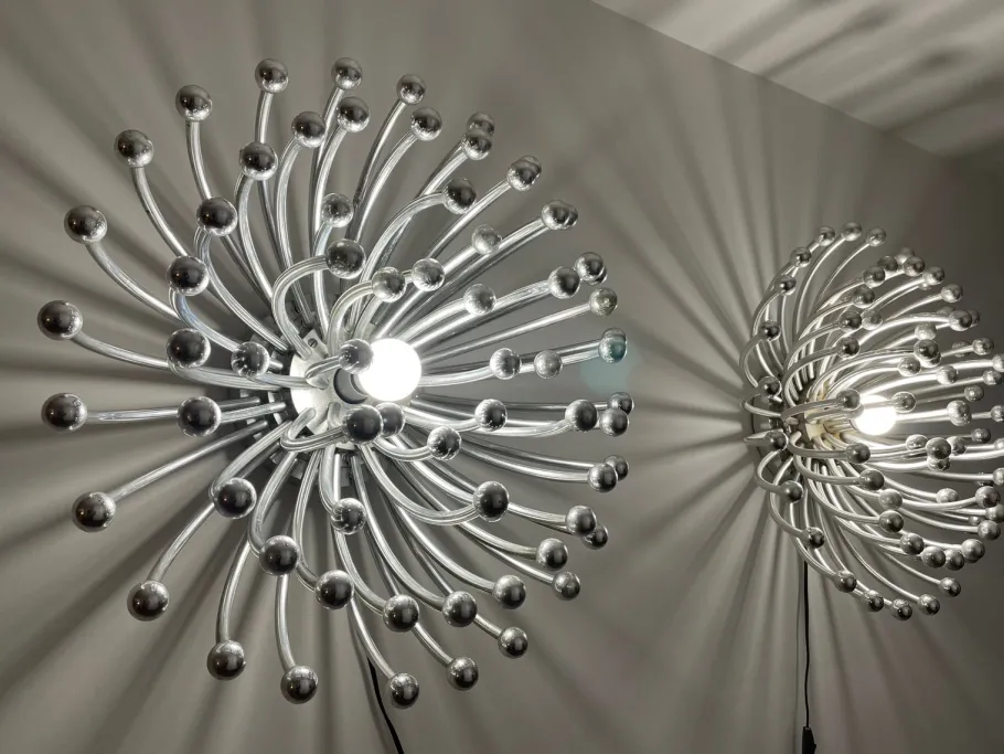 Hot Pamono Mid-Century Model Pistillo Sconces from Valenti Luce, Set of 2