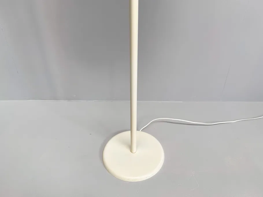 Sale Pamono Mid-Century Modern Adina Floor Lamp with White Metal Shade from Lyfa, Denmark, 1970s