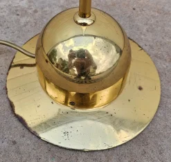 Discount Pamono Mid-Century Modern Adjustable Brass Floor Lamp from Fischer, Germany, 1960s