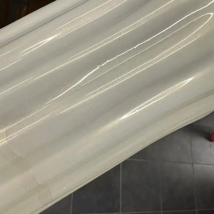 Clearance Pamono Mid-Century Modern Brass and Murano Glass Wall Sconces in the style of Barovier, 1990s, Set of 2