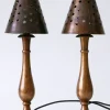 Discount Pamono Mid-Century Modern Brass Side Table Lamps by Lambert, Germany, 1970s, Set of 2