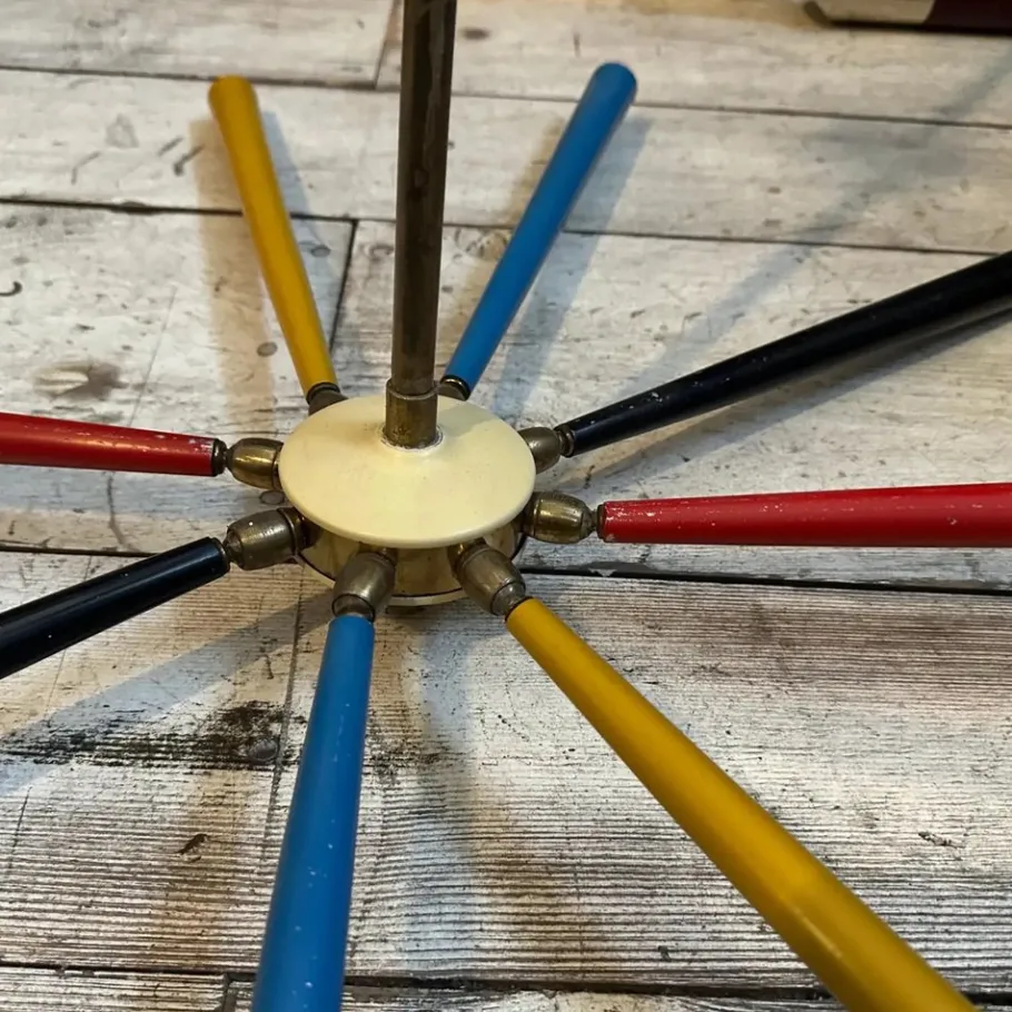 Best Pamono Mid-Century Modern Brass Sputnik Chandelier from Arredoluce, 1950s