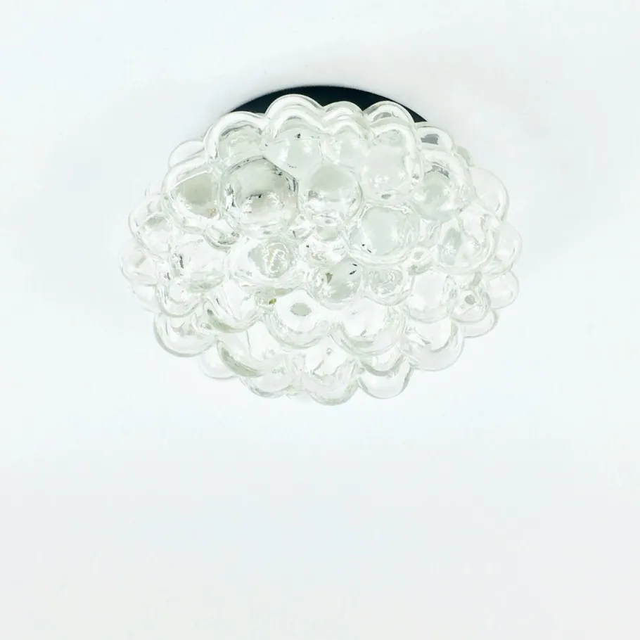 Hot Pamono Mid-Century Modern Bubble Glass Flush Mount by Helena Tynell for Limburg, Germany, 1960s