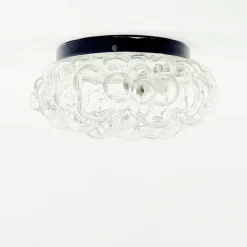 Hot Pamono Mid-Century Modern Bubble Glass Flush Mount by Helena Tynell for Limburg, Germany, 1960s