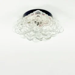 Discount Pamono Mid-Century Modern Bubble Glass Wall Light by Helena Tynell for Limburg, 1970s