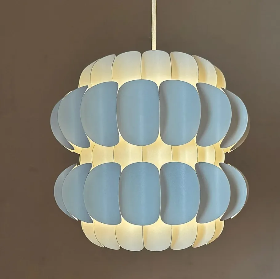 Discount Pamono Mid-Century Modern Ceiling Light by H. Zender for Temde Leuchten, Swiss, 1970s