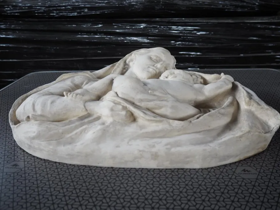 Hot Pamono Mid-Century Modern Ceramic Wall Relief, 1970