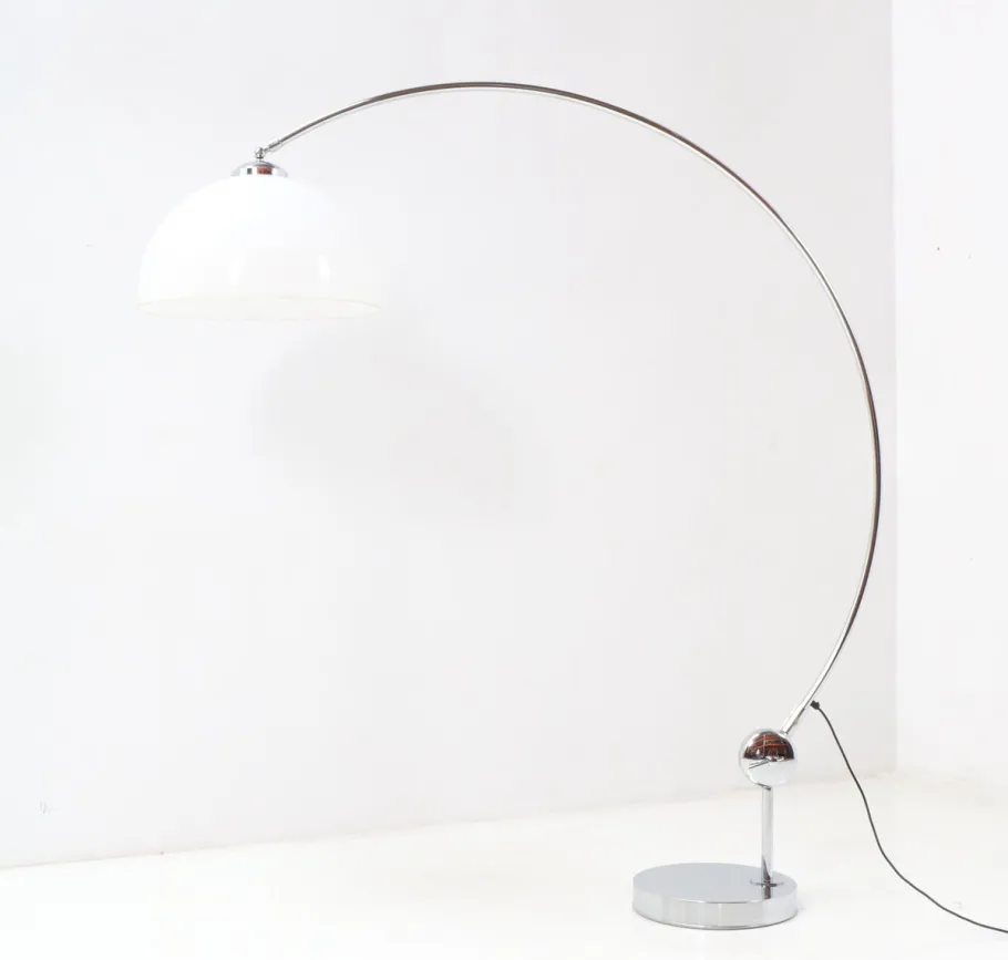 Outlet Pamono Mid-Century Modern Chrome Arc Floor Lamp, 1970s