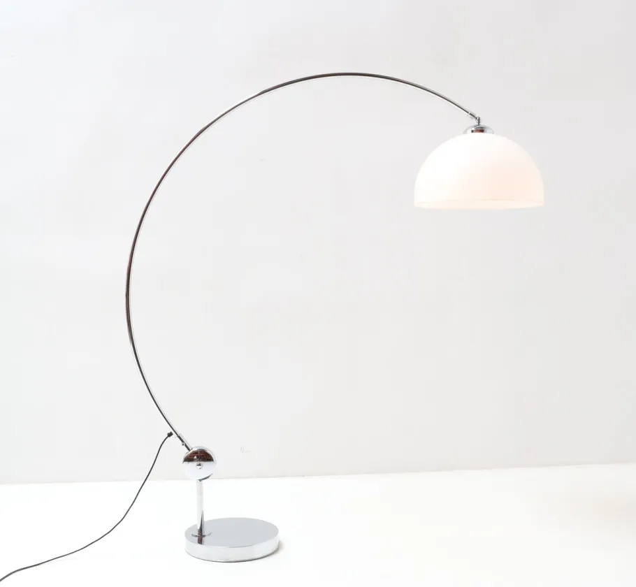 Outlet Pamono Mid-Century Modern Chrome Arc Floor Lamp, 1970s