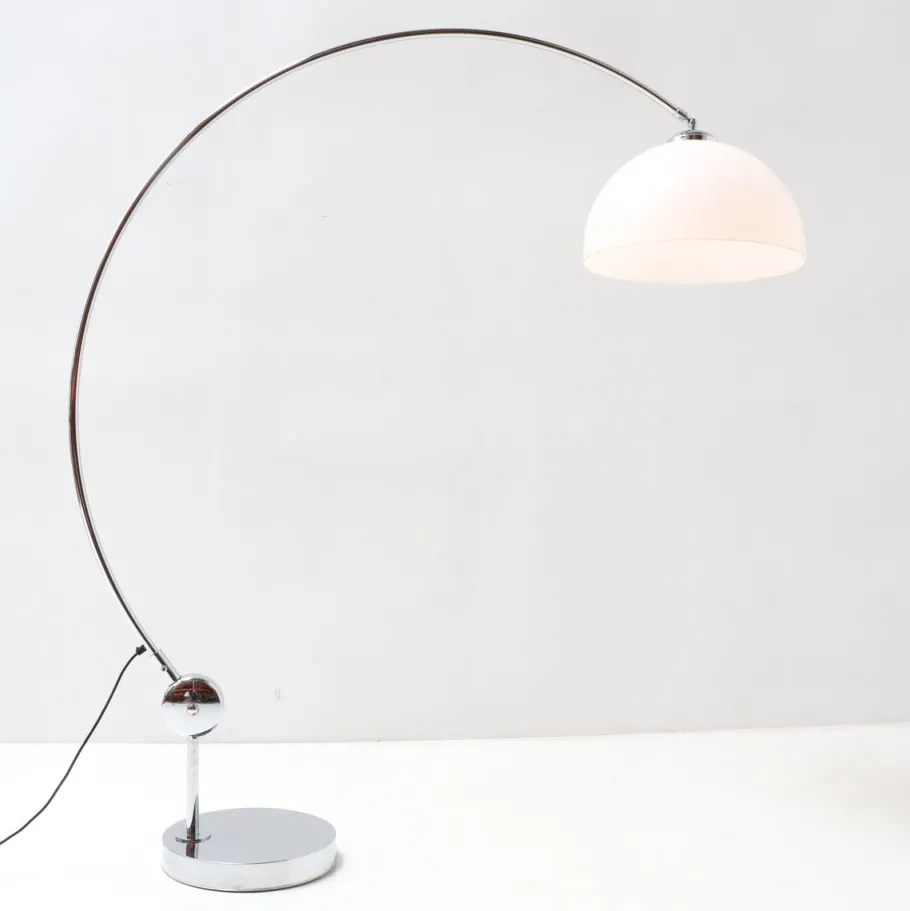 Outlet Pamono Mid-Century Modern Chrome Arc Floor Lamp, 1970s