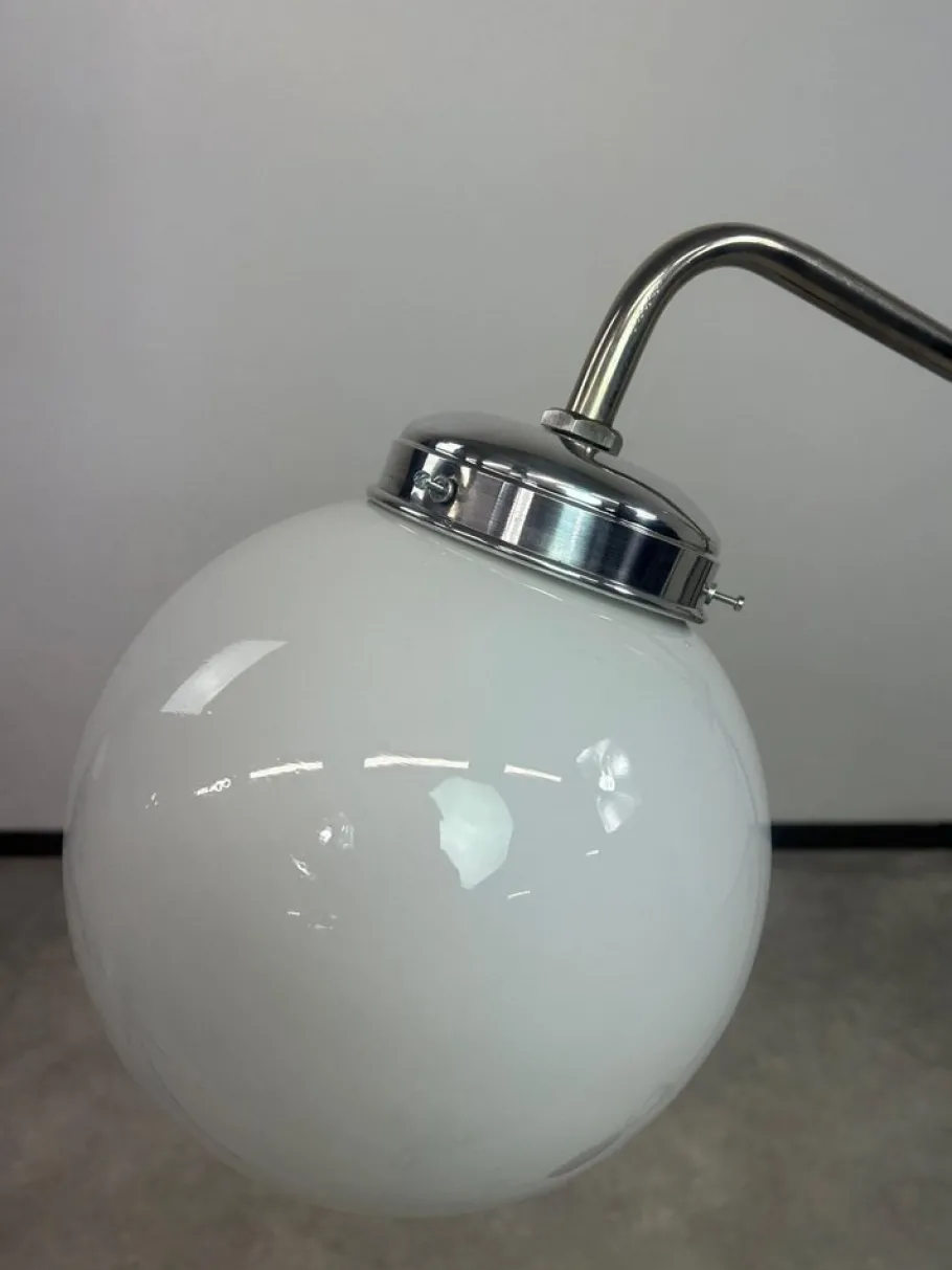 Pamono Mid-Century Modern Chrome Floor Lamps, 1950s, Set of 2