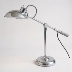 Clearance Pamono Mid-Century Modern Chrome Adjustable Desk Lamp by Yasuaki Sasamoto for Dulton Co., Japan, 1970s