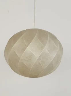 Sale Pamono Mid-Century Modern Cocoon Pendant Light from Goldkant Leuchten, 1970s