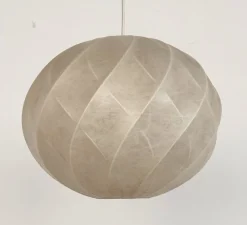 Sale Pamono Mid-Century Modern Cocoon Pendant Light from Goldkant Leuchten, 1970s