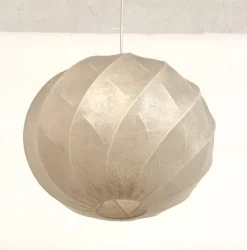 Sale Pamono Mid-Century Modern Cocoon Pendant Light from Goldkant Leuchten, 1970s