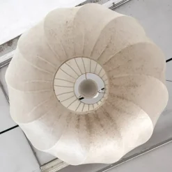 Sale Pamono Mid-Century Modern Cocoon Pendant Light from Goldkant Leuchten, 1970s