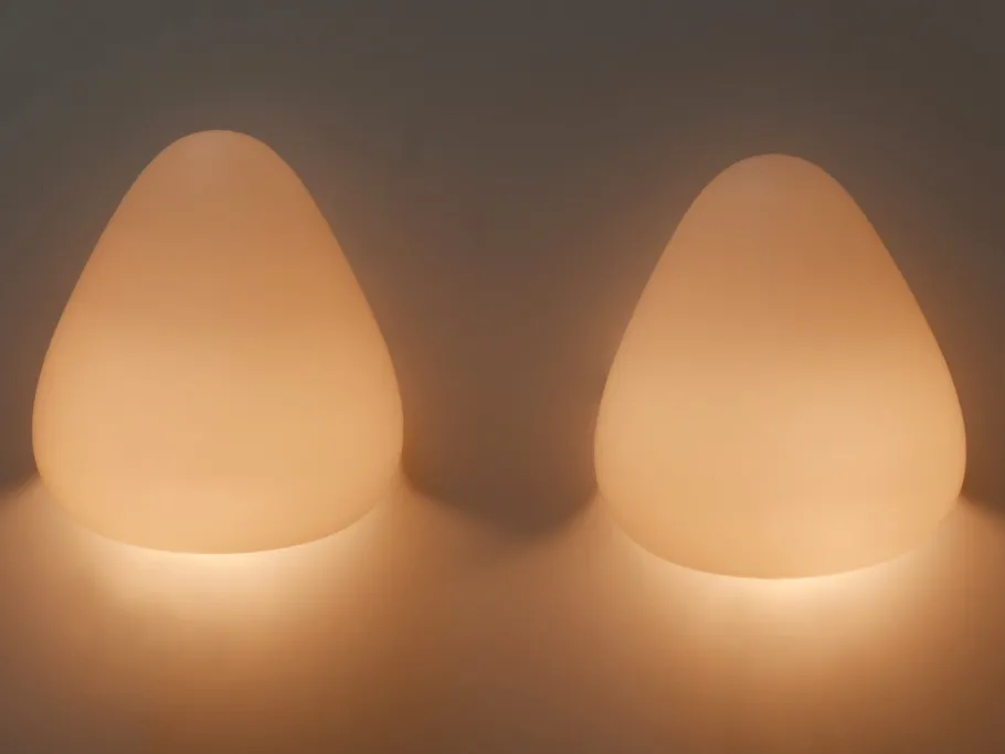 New Pamono Mid-Century Modern Corno Wall Light by Wilhelm Wagenfeld for Peill & Putzler, 1950s