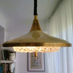 Discount Pamono Mid-Century Modern Cream Metal Retractable Dining Room Light, 1960s