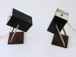 Discount Pamono Mid-Century Modern Cube Table Lamps from Kaiser Leuchten, Germany, 1960s, Set of 2