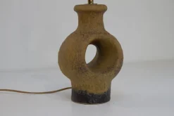 Discount Pamono Mid-Century Modern Danish Circular Stoneware Table Lamp, 1960s