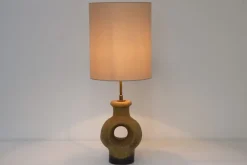 Discount Pamono Mid-Century Modern Danish Circular Stoneware Table Lamp, 1960s
