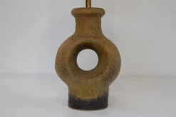 Discount Pamono Mid-Century Modern Danish Circular Stoneware Table Lamp, 1960s