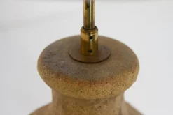 Discount Pamono Mid-Century Modern Danish Circular Stoneware Table Lamp, 1960s