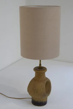 Discount Pamono Mid-Century Modern Danish Circular Stoneware Table Lamp, 1960s