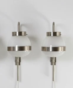 Discount Pamono Mid-Century Modern Delta Wall Lights by Sergio Mazza for Artemide, 1960s, Set of 2