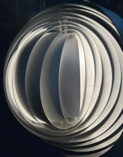 Discount Pamono Mid-Century Modern East German Moon Pendant Lamp by Verner Panton for Erjoka, 1960s