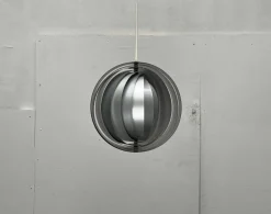 Discount Pamono Mid-Century Modern East German Moon Pendant Lamp by Verner Panton for Erjoka, 1960s