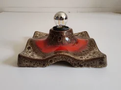 Discount Pamono Mid-Century Modern Fat Lava Ceramic Wall Light from Hustadt Leuchten, 1960s