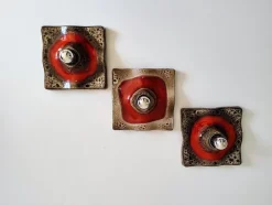 Discount Pamono Mid-Century Modern Fat Lava Ceramic Wall Light from Hustadt Leuchten, 1960s