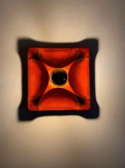 Discount Pamono Mid-Century Modern Fat Lava Ceramic Wall Lights from Hustadt Leuchten, 1960s, Set of 2