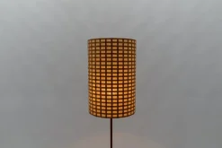 Discount Pamono Mid-Century Modern Floor Lamp in Brass and Teak from Temde, Switzerland, 1960s