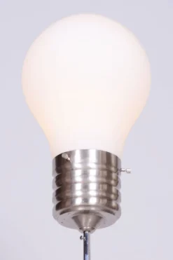 Outlet Pamono Mid-Century Modern Floor Lamp in Beech and Chrome, 1970s