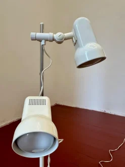 Clearance Pamono Mid-Century Modern German Floor Lamp with Two Adjustable Spotlights, 1970s