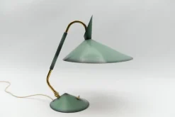 Sale Pamono Mid-Century Modern Green Table Desk, 1950s