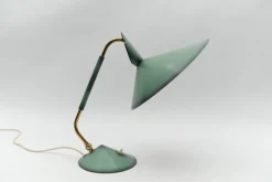 Sale Pamono Mid-Century Modern Green Table Desk, 1950s