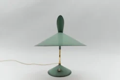 Sale Pamono Mid-Century Modern Green Table Desk, 1950s