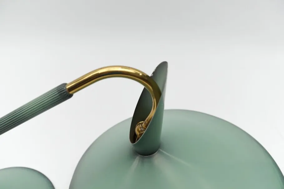 Sale Pamono Mid-Century Modern Green Table Desk, 1950s