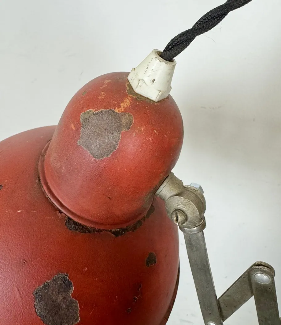 New Pamono Mid-Century Modern Industrial Scissor Wall Lamp, 1950s