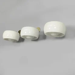 Discount Pamono Mid-Century Modern Italian Omega Wall Lamps by Vico Magistretti for Artemide, 1970s, Set of 3